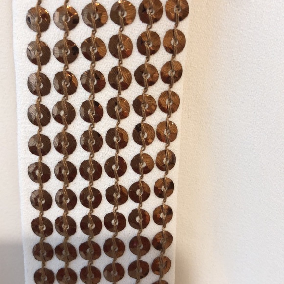 Ann Taylor Bronze Strass top - Picture 3 of 5